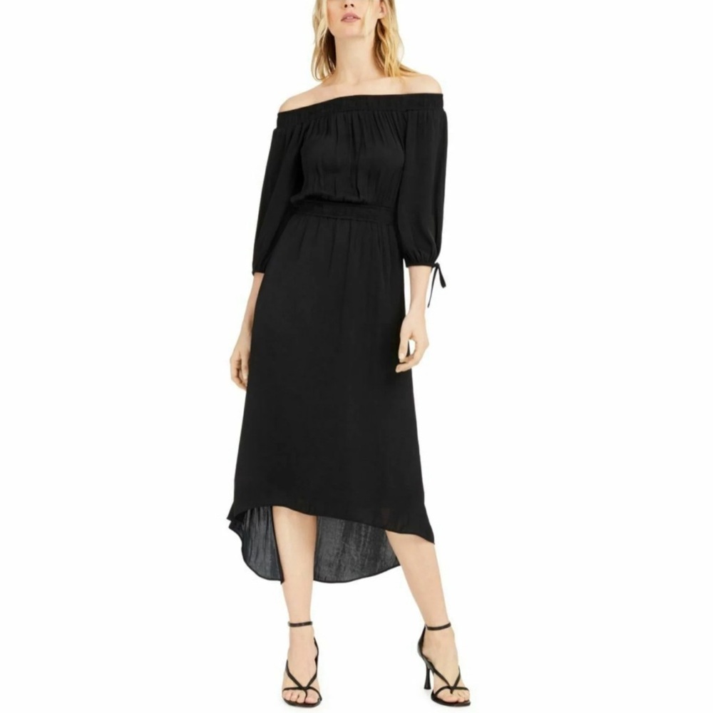 NWT INC High Low Off the Shoulder Dress
